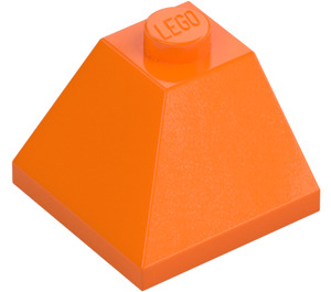 LEGO Oranje Helling 2 x 2 (45°) Hoek (3045)