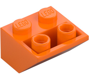 LEGO Orange Schrägstein 2 x 2 (45°) Invers mit flachem Abstandshalter darunter (3660)