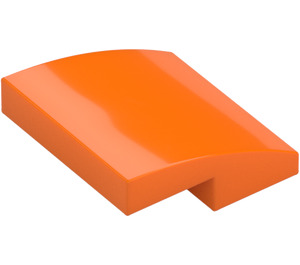 LEGO Orange Slope 2 x 2 Curved (15068)