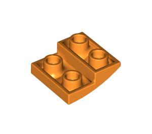 LEGO Orange Slope 2 x 2 x 0.7 Curved Inverted (32803)
