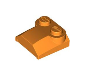 LEGO Oranje Helling 2 x 2 x 0.7 Gebogen zonder gebogen uiteinde (41855)