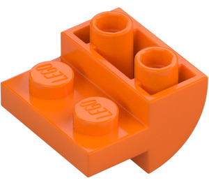 LEGO oranžová Sklon 2 x 2 x 1 Zakřivený Převrácený (1750)