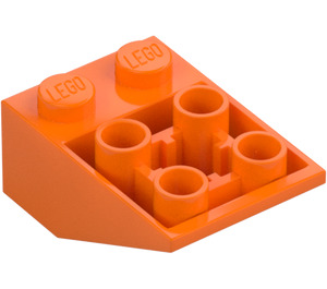 LEGO Orange Slope 2 x 3 (25°) Inverted with Connections between Studs (2752 / 3747)