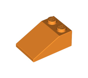 LEGO Oranje Helling 2 x 3 (25°) met ruw oppervlak (3298)