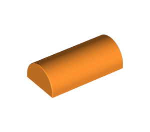 LEGO Orange Slope 2 x 4 Curved with Groove (6192 / 30337)