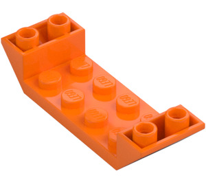 LEGO orange Skråning 2 x 6 (45°) Dobbelt Inverteret med Open Centrum (22889)