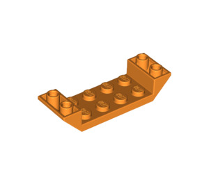 LEGO Oranje Helling 2 x 6 (45°) Dubbele Omgekeerd met Open Midden (22889)