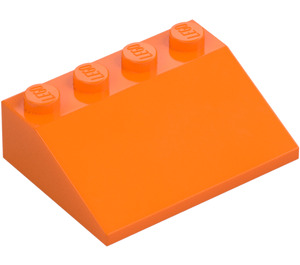 LEGO Orange Slope 3 x 4 (25°) (3016 / 3297)