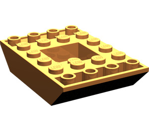 LEGO Orange Pente 4 x 6 (45°) Double Inversé (30183)