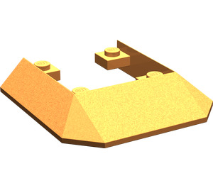 LEGO Orange Slope 6 x 6 with Cutout (2876)