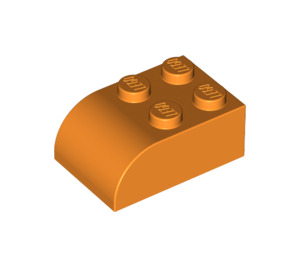 LEGO Orange Slope Brick 2 x 3 with Curved Top (6215)