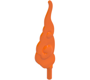 LEGO Orange Smoke Swirls with Bar (68547)