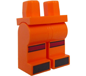 LEGO oranžová Fotbal Player Minifigurka Boky a nohy (100311 / 100965)