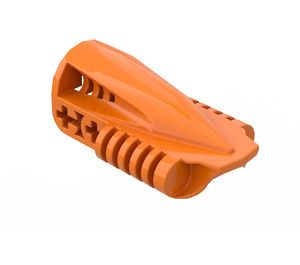 LEGO Orange Technic Block Connector with Curve (32310)