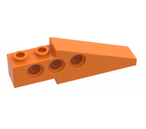 LEGO Orange Technic Backstein Flügel 1 x 6 x 1.67 (2744 / 28670)