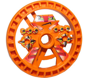 LEGO Naranja Technic Disk 5 x 5 con Blazooka (32303)