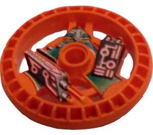 LEGO Orange Technic Disk 5 x 5 avec Laser (32360)