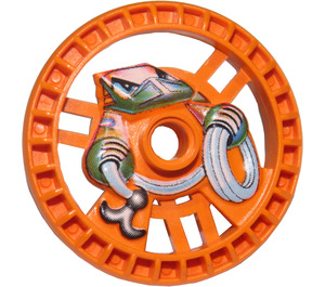 LEGO Oranje Technic Disk 5 x 5 met Rope (32354)