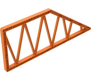 LEGO Orange Technic Support 31 x 13 Bridge Seite (55767)