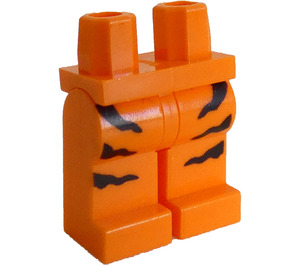 LEGO Orange Tiger Kostüm Boy mit Ice Skates Minifigur Hüften und Beine (3815 / 66070)