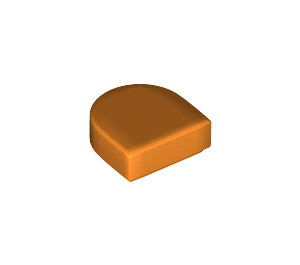 LEGO Orange Tuile 1 x 1 Demi Oval (24246 / 35399)