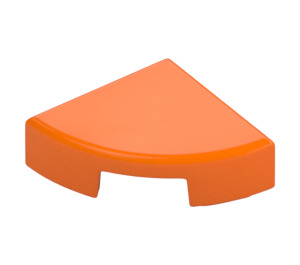 LEGO Orange Tile 1 x 1 Quarter Circle (25269 / 84411)