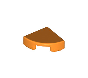 LEGO Orange Tuile 1 x 1 Trimestre Cercle (25269 / 84411)
