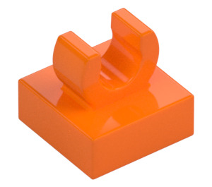 LEGO Orange Tile 1 x 1 with Clip (Raised "C") (15712 / 44842)