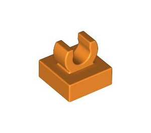 LEGO Orange Fliese 1 x 1 mit Clip (Erhöhtes "C") (15712 / 44842)