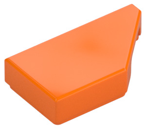 LEGO Orange Tile 1 x 2 45° Angled Cut Right (5092)