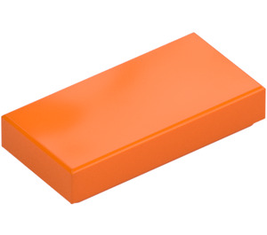 LEGO Orange Tile 1 x 2 with Groove (3069 / 30070)