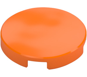 LEGO Orange Tile 2 x 2 Round with Bottom Stud Holder (14769)