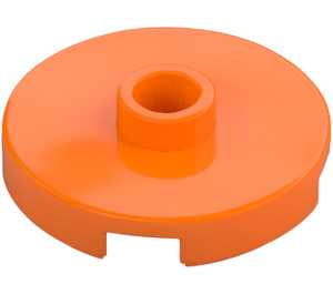 LEGO Naranja Plana 2 x 2 Circular con Espiga (18674)