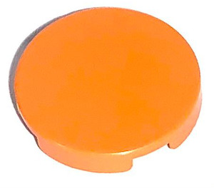 LEGO Orange Tile 2 x 2 Round with "X" Bottom (4150)