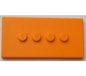 LEGO Oranje Tegel 3 x 6 Scala met 4 Centre Noppen (6934)