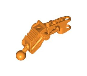 LEGO Orange Toa Arm / Leg with Vents, Joint, and Ball Cup (60899)