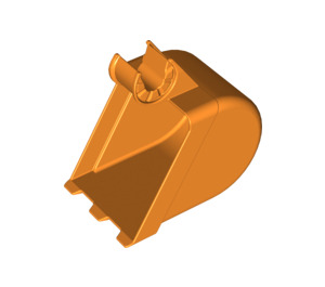 LEGO Orange Toolo Digger Bucket with 3 teeth (6310)