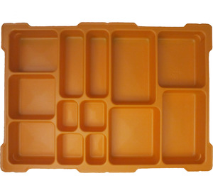 LEGO Orange Top Tray for Lego Education Storage Bin - 13 Compartments (54572)