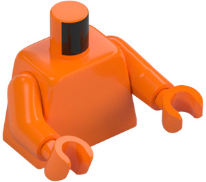 LEGO Orange Kropp med Vapen och Händer (73403 / 76382)