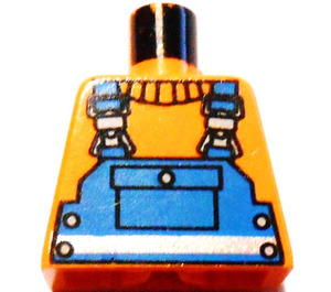 LEGO Orange  Town Torso without Arms (973)