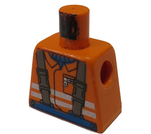 LEGO Naranja Town Torso sin brazos (973)