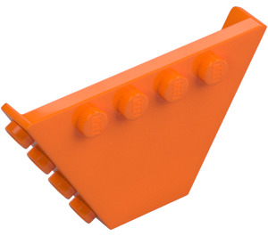 LEGO Oranje Trapezoid Tipper Einde 6 x 4 met Noppen (30022)