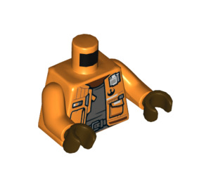 LEGO Orange Vi Moradi Torso (973 / 76382)