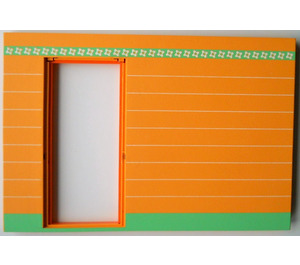 LEGO Orange Wall 40 x 2 x 22 2/3