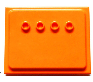 LEGO Orange Wall Plate (6836)