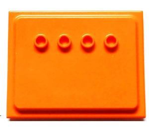 LEGO orange Væg Plade (6836)