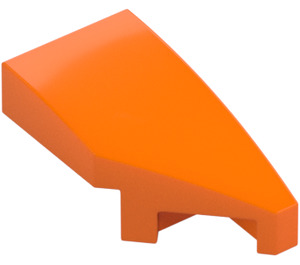 LEGO Oranje Wig 1 x 2 Rechts (29119)