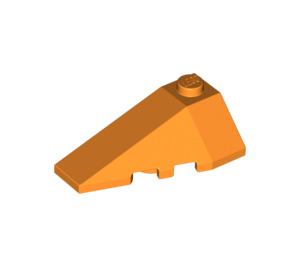 LEGO Oranje Wig 2 x 4 Drievoudig Links (43710)
