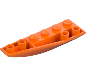 LEGO Oranssi Kiila 2 x 6 Kaksinkertainen Käänteinen Vasen (41765)