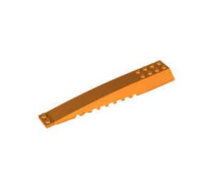 LEGO Oranje Wig 4 x 16 Drievoudig Gebogen (45301 / 89680)